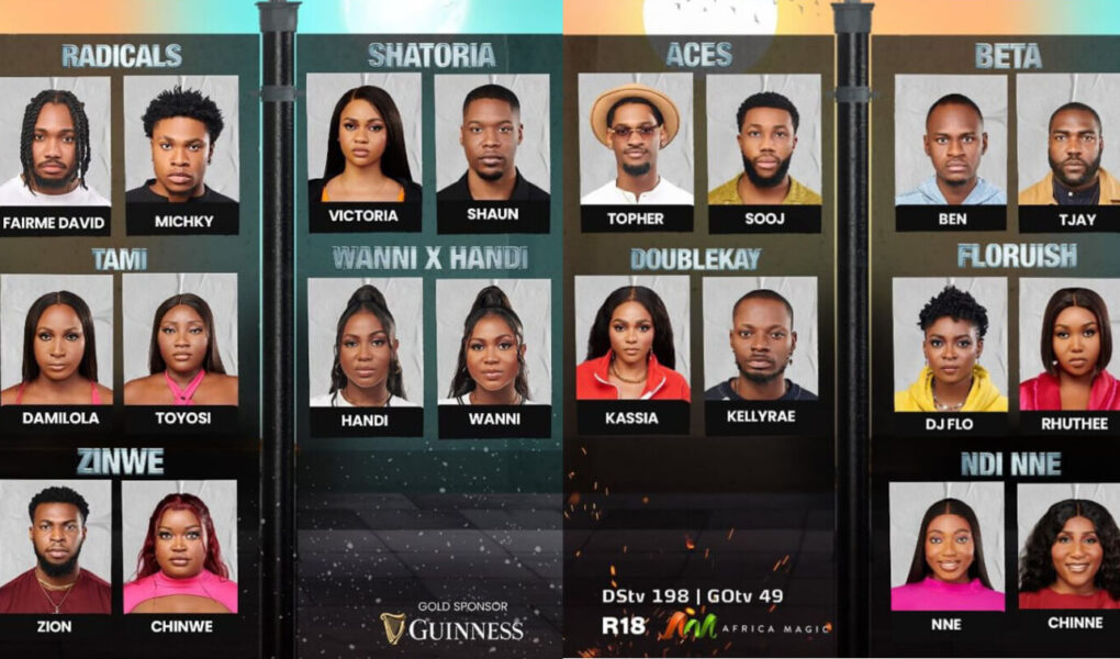 BBNaija Season 9 housemates